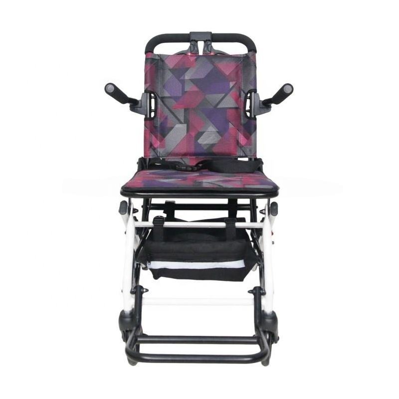 Wholesale Portable Lightweight Foldable Wheelchair | Manual Patient Transport Wheelchair for Medical & Travel