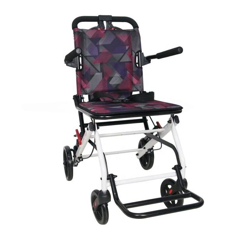 Wholesale Portable Lightweight Foldable Wheelchair | Manual Patient Transport Wheelchair for Medical & Travel