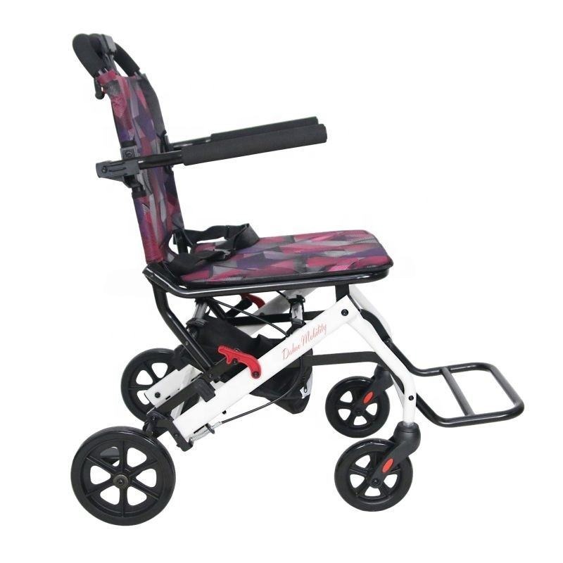 Wholesale Portable Lightweight Foldable Wheelchair | Manual Patient Transport Wheelchair for Medical & Travel