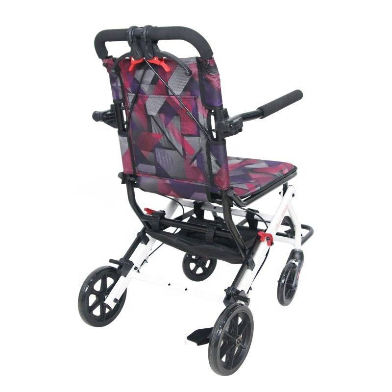 Wholesale Portable Lightweight Foldable Wheelchair | Manual Patient Transport Wheelchair for Medical & Travel