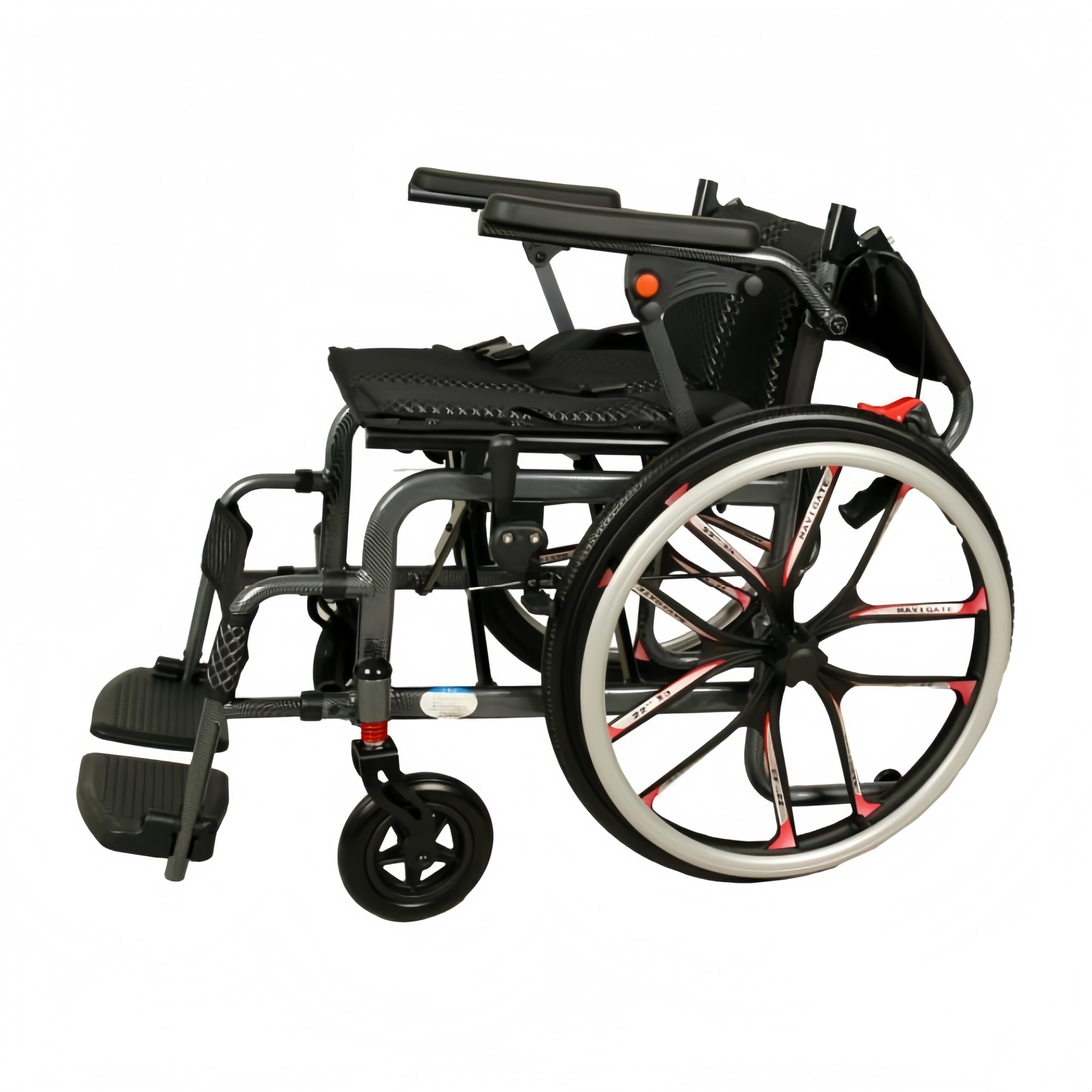 Wholesale Lightweight Aluminum Folding Wheelchair with 20" Big Wheels OEM/ODM Available
